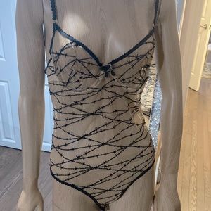 Agent Provocateur Vintage Maschina Bodysuit Size Large